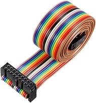 XYWHPGV IDCレインボーワイヤーフラットリボンケーブル18PDタイプFC / FCコネクター2.54mmピッチ1m / 39.3インチ長さ(fed4f cb61d 17081 2efe8 7e