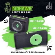 MOHAWK Bonnet Subwoofer & Slim Subwoofer Active Subwoofer Built In Power Amp For Perodua