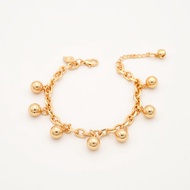 Hyl Jewelry 304B Gelang Titanium Wanita Bangle Bracelet Terbaru Anti Karat Dan Keroncong Lilit Asli 