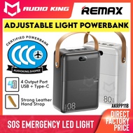 REMAX Original 3C Powerbank CCC Portable Ultra-Large 80k Camping Power Bank Fast Charging And High C