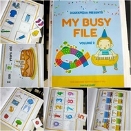 My Busy File/busy file / busy book /quiet book/ travel book/ activity book