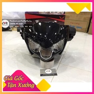 Bộ đầu đèn EX150 2019 cho EX150 đời cũ 2015 - 2018 (sp gồm chóa  bợ cổ trước sau ốp đầu) chưa có ĐH 