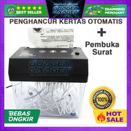AUTOMATIC MINI USB PAPER SHREDDER WITH LETTER OPENER - STORENAMR