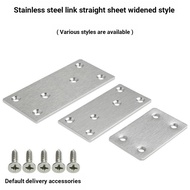 Stainless Steel Flat Surface Flat Straight Sheet Connector Iron Sheet Angle Iron Flat Angle Sheet Fu
