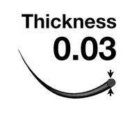 Lash Extension 0.03mm Thickness D Curl 8MM Length Fine Soft Light-Weight Volume Individual Eyelash F