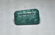 Natural Green Emerald 5.60 Ct Loose Gemstone In Emerald Cut