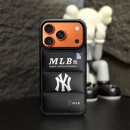 Trend MLB NY down jacket phone cases for iphone 17 16 15 Pro Max 14 Pro Max 14 plus 13 Pro Max i13 1