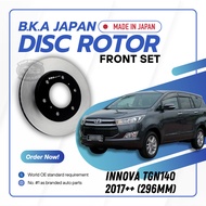 BKA JAPAN DISC ROTOR [ FRONT ] - TOYOTA INNOVA TGN140 (296MM)