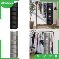 [Ababixa] Hanging Closet Storage Shelf ,6 Hanging ,Wardrobe Storage Organiser ,for Office