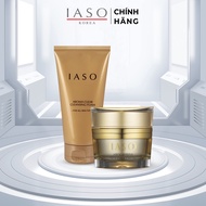 Combo I01 + I20 Sữa rửa mặt tạo bọt - Kem dưỡng ngăn ngừa lão hóa - IASO