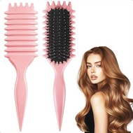 1PC Curly Hair Definition Styling Brush Wrinkle Removal Hair Brush Entangled Wet Curly Hair Comb Sty