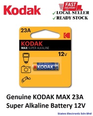 Genuine KODAK MAX 23A Super Alkaline Battery 12V