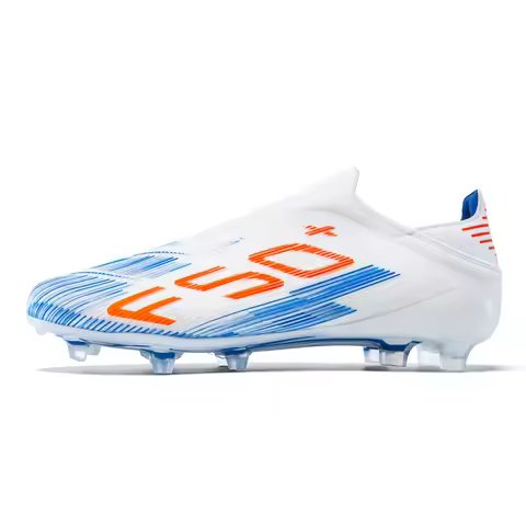 High Quality Laceless Mens Football Boots Boys FG/TF Training Studded Fast Soccer Cleats Non Slip Fo