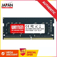 WINTEN Notebook PC Memory DDR4 2400 PC4-19200 16GB 260Pin CL17 1.2V DIMM [5-year compatibility guara