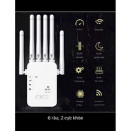 6-antenna wall-penetrating wifi signal booster 1200Mbps 2.4G-5G & 300Mbps 2.4G wifi is a solution to