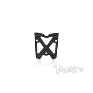 TO-318-A3 Graphite Rear Flowability Wing Mount Plate Ver.2 (For Mugen MBX8R) Tworks rc