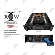 Power Amplifier RDW FA16000 FA 16000 Class TD RDW Power Amplifier Professional ORIGINAL