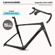 Frameset Cannondale SuperSix EVO LAB71 Black Colors + Handlebar Momo design integrated