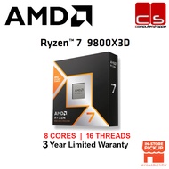 AMD Ryzen 7 9800X3D (8CORES | 16 THREADS)CPU Processor Boost Clock, Up to 5.3 GHz, Base Clock, 4.7 G