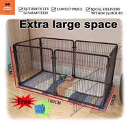 Dog Fence Large Space Pet Playpen Easy Assemble DIY Fence Dog Cage Pet Fence for Dogs Rabbits Little