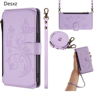 Phone Casing Flip for OPPO A60 A40 F29 F21 F21S Pro OnePlus Nord CE3 zipper wallet style PU leather 