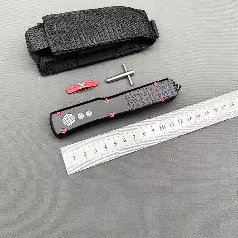 MIT Jedi KT knife CNC Aviation AluminumOutdoor Camping Hunting Tactical gear self-defence EDC Combat