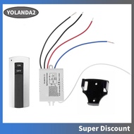 [yolanda2.sg] Wireless 1 2 3 4 Way 220V Lamp Remote Control Switch Receiver Transmitter