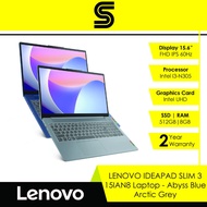 LENOVO IDEAPAD SLIM 3 15IAN8 82XB007FMJ/GMJ Laptop Blue/Grey (15.6"/FHD IPS/60Hz/I3-N305/Intel UHD/5