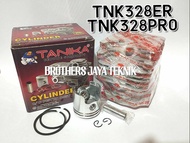 TNK328 Cylinder Block Set Boringan Komplit Mesin Potong Rumput 2tak TNK328Pro 328 BG328 FR3001 Merk