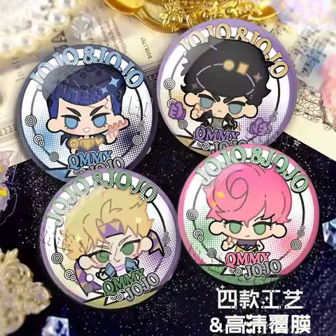 JoJo's Bizarre Adventure Jotaro‌‌ Josuke Higashikata Brooch BagLapel Pin Souvenir Soft Button Decora