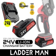 LDM100 24v Mini Chainsaw Cordless Rechargeable Battery Replacement Cordless Chainsaw Battery Blower 