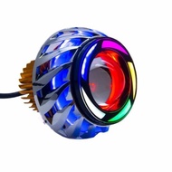 Lampu projie projector mini led depan utama motor 2.5inch universal model AES vario mio beat supra j