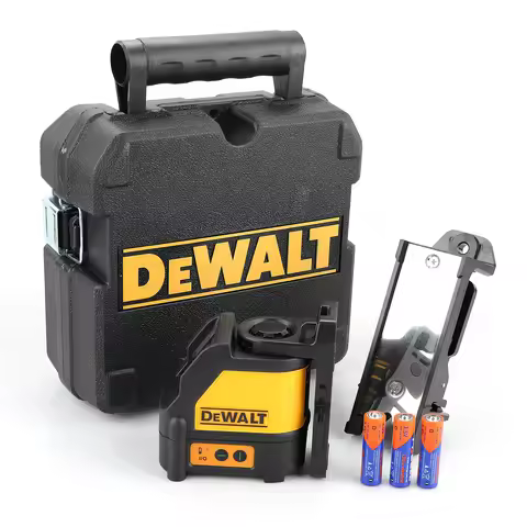 DEWALT DW088CG Laser Level 2-Line High Precision Cross Green Light Automatic Alignment Rechargeable 