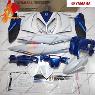 Yamaha Nouvo Lc 135 Cover Set Blue White +Stripe Original HLY 100% Original