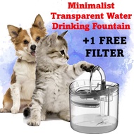 [SG SELLER] Pet Water fountain automatic Cat Water Fountain Water Fountain Electric Mute Water Dispenser USB Dog