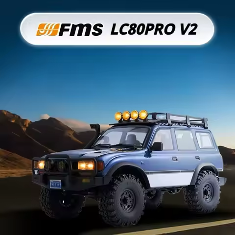 FMS LC80pro V2 Climbing Car FCX10 Simulation 1:10 Brushless Remote Control Off-Road Vehicle Model Wi