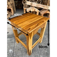 Teak Side Chair Table Bedside Size 40x40x50cm.