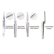 Dental multi-purpose stainless steel bracket forceps/orthodontic tube forceps/bite paper forceps