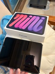 9.5成新！iPad mini6 256g  Wi-Fi 紫色 使用順暢 螢幕瑕疵