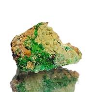 Arsenic Copper Calcium Stone/Arsenic Calcium Copper Ore No. 0528-36 Conichalcite~Promote Grounding R