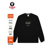 Aape Flagship Store Men's Spring Gradient Letter Print Casual Trendy Long-Sleeved T-Shirt 1729XXP