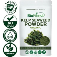 Biofinest Kelp Seaweed Powder Pure Organic Superfood 114g -Detox Digestion Immune Vitamin Mineral An