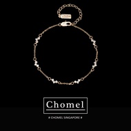 Chomel Pure Silver Diamond Bracelet Womens Fashion Ins Lightweight Luxury Heart Shaped New Style Jew