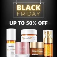 Ellen Ella Beauty Set Niacinamide serum Cream Sunscreen Tone Up Cream Whitening Anti Aging Skincare