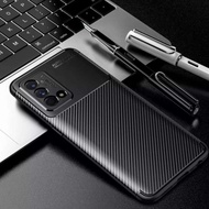 ALLINONE Shock Proof Aramid Carbon Fibre Rugged Back Cover Case Compatible with OPPO A95 4G OPPO A74