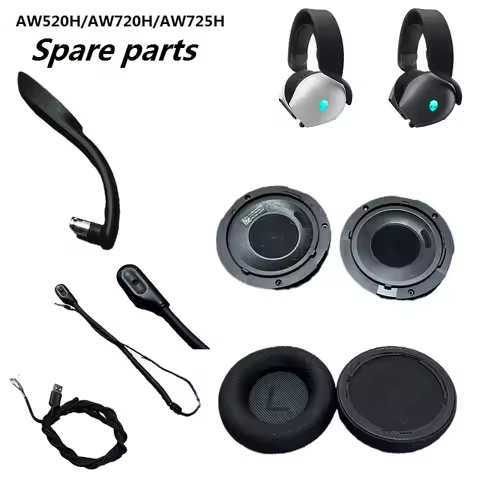 Original spare parts for Dell Alienware AW520H,AW720H,AW725H Headphones replacement headband tape ea