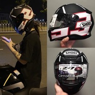 SHOEI Z7全烤漆版安全帽消光黑螞蟻啞黑炫酷機車頭盔男盔女帽摩托車全罩保護盔騎行四季通風透氣保暖賽車跑盔全盔預留耳機槽-代購