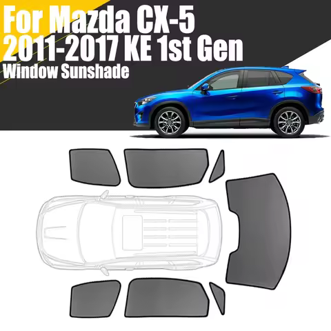 Custom Magnetic Car Window Sunshade For Mazda CX-5 KE 2011-2017 1st Gen CX5 Curtain Mesh Front Winds
