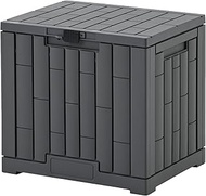 Gardenmaster Storage Box, Outdoor Storage Shed, 56×45×54 cm (W×D×H) 120L, Resin, Lightweight, Easy A