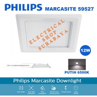 PHILIPS DOWNLIGHT LED MARCASITE 12W 125 6500K WHITE 59527 (WHOLESALE) IB BOX BUILT-IN LAMP HOUSING